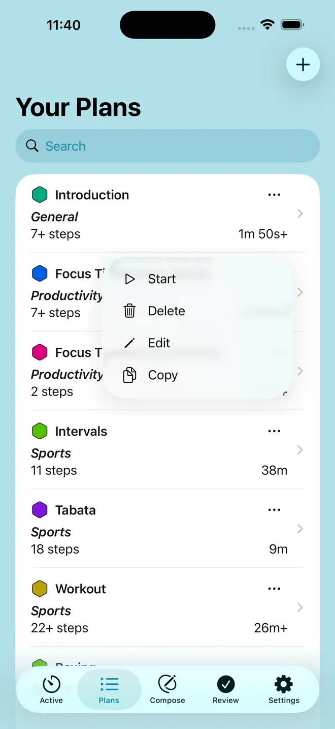 The Timer Plans Overview